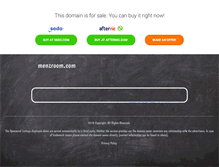 Tablet Screenshot of menzroom.com